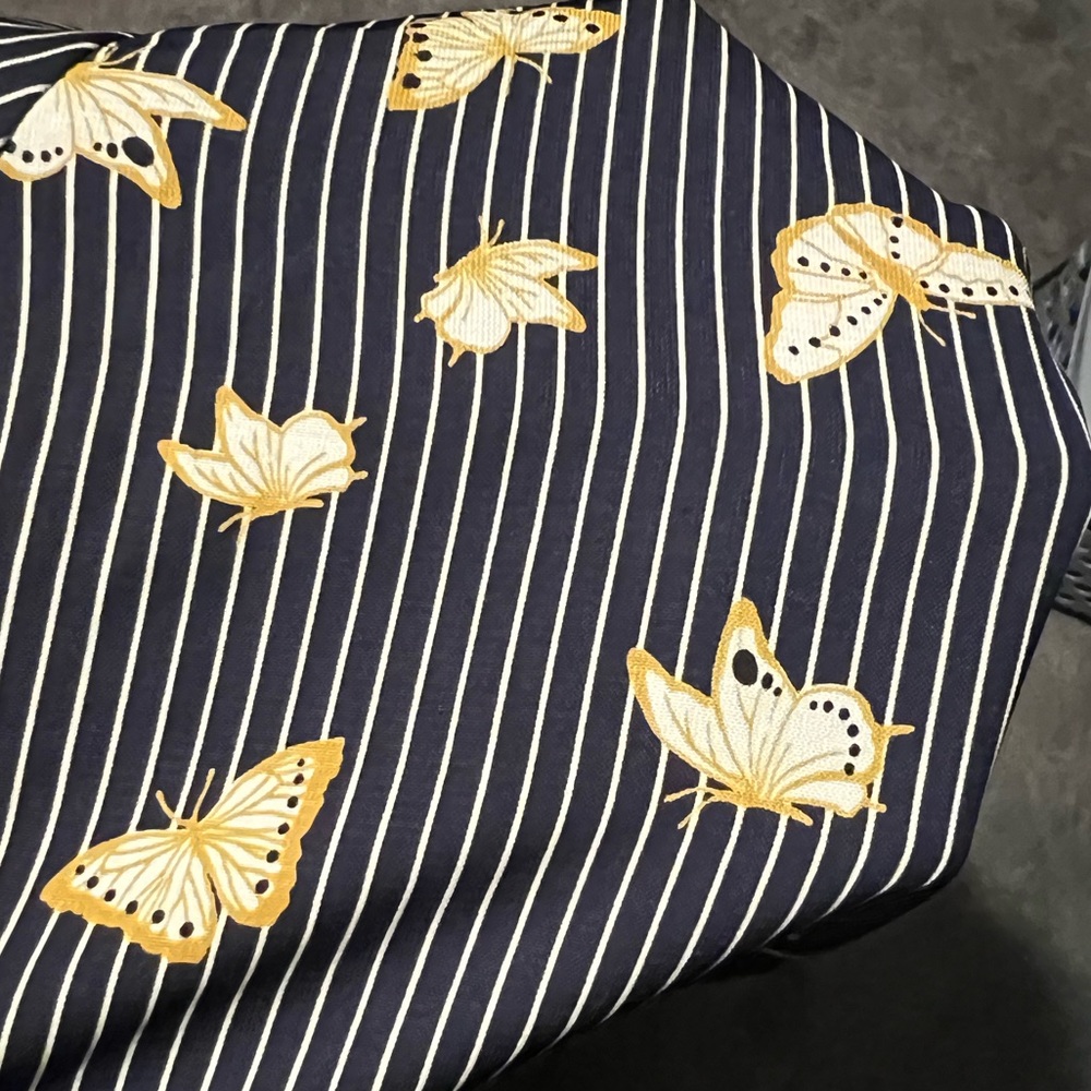 Striped Butterfly Robe Dress - Picture 3 of 4